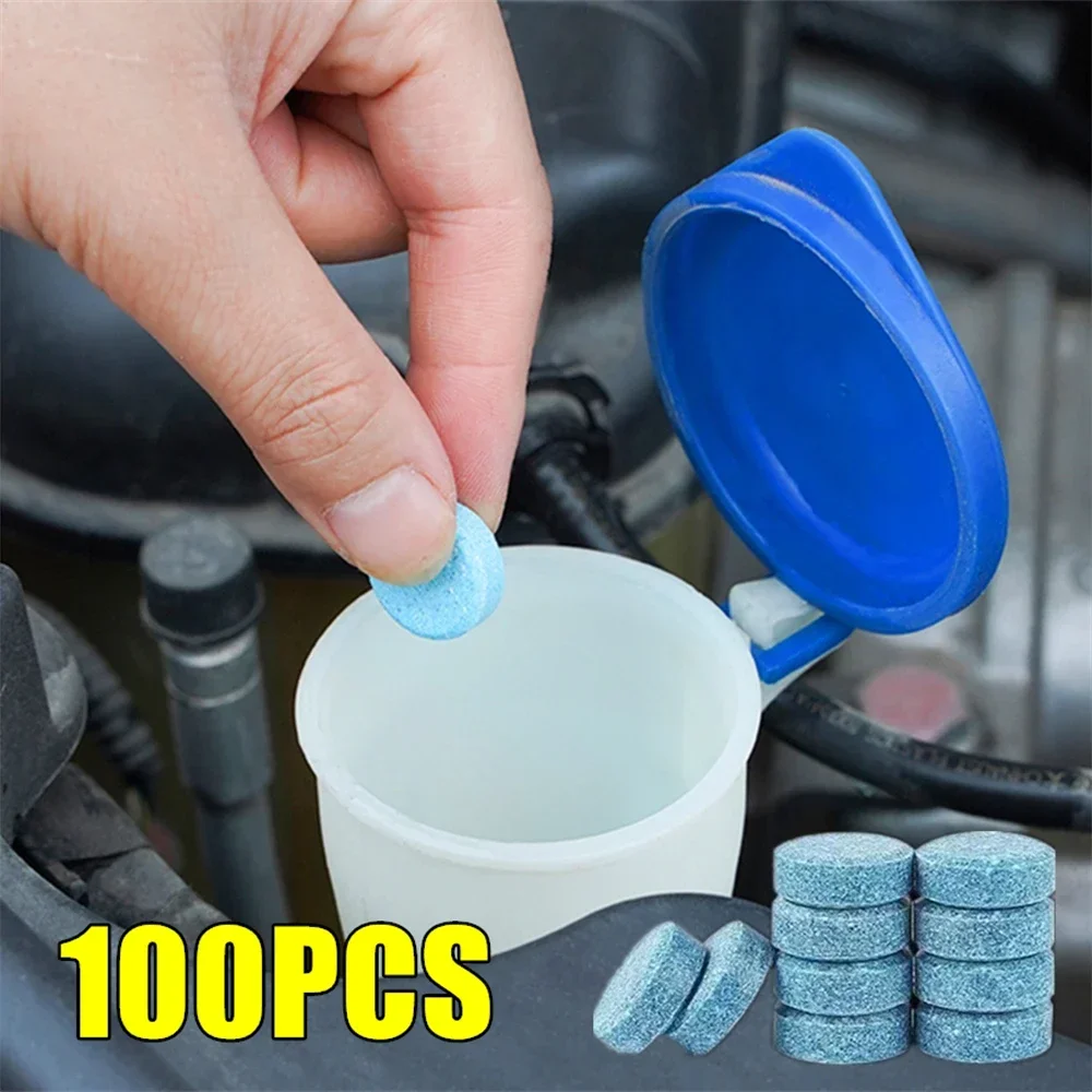 Tablet Car Accessories - 2/100 قطعة منظف زجاج السيارة، أقراص
