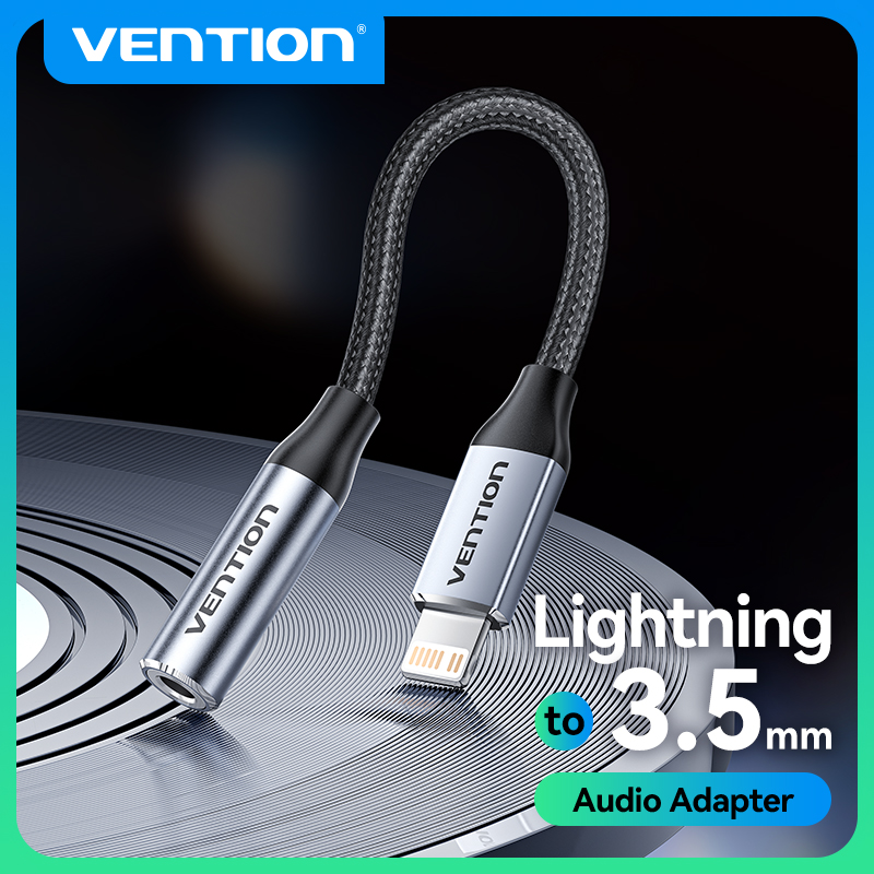 Wired Earphone Lightning - محول سماعات أذن Vention DAC من