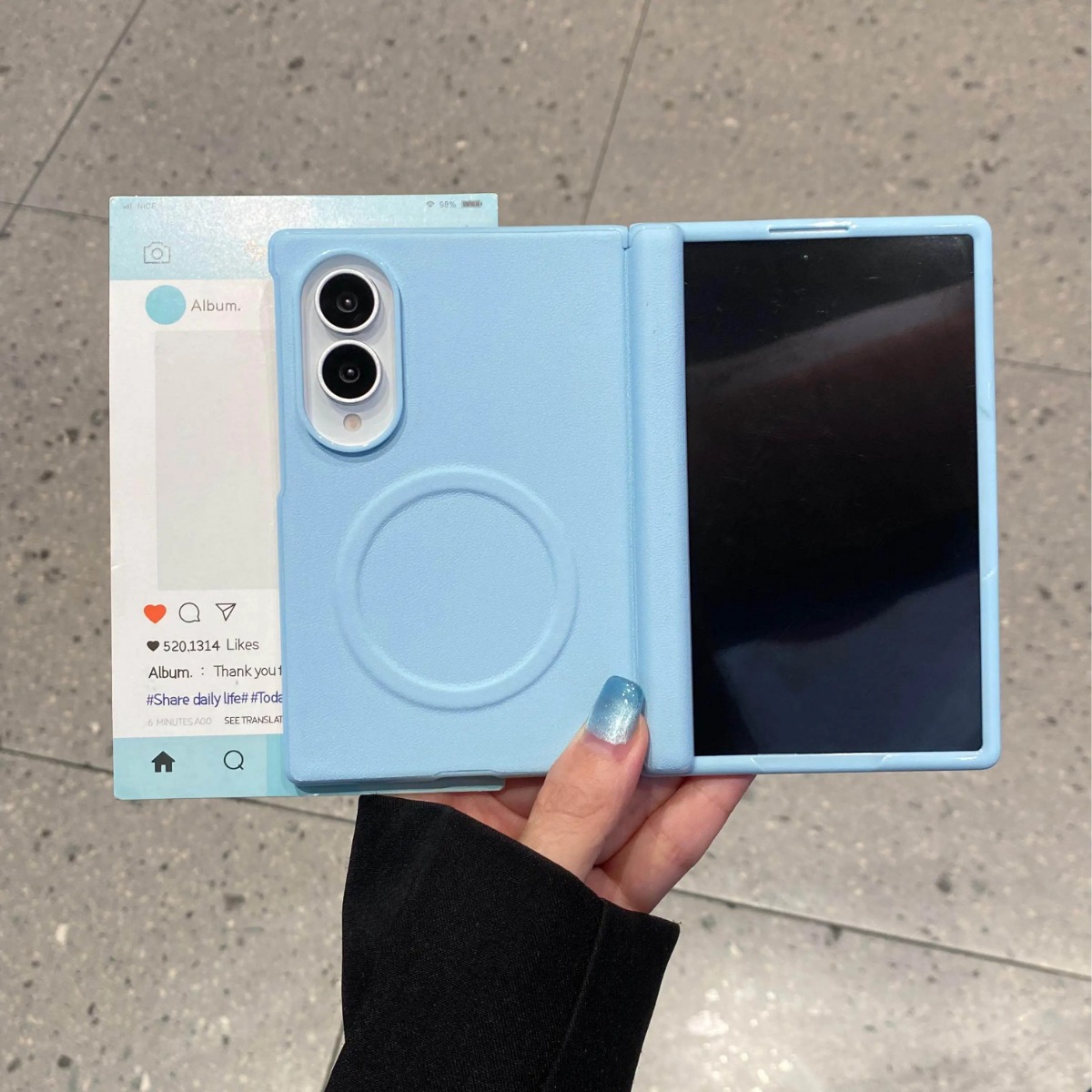 Screen Protector Matte - غطاء حماية مغناطيسي من الجلد المطفي