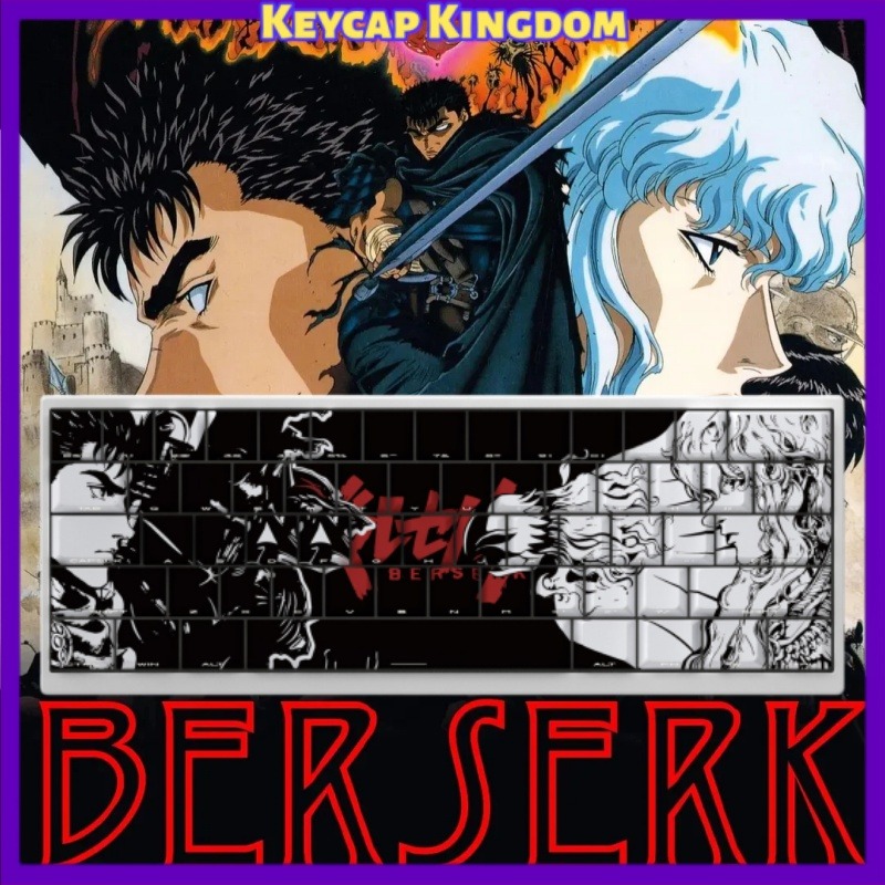 Tablet Accessories Gifts - أغطية مفاتيح بتصميم BERSERK للوحة المفاتيح