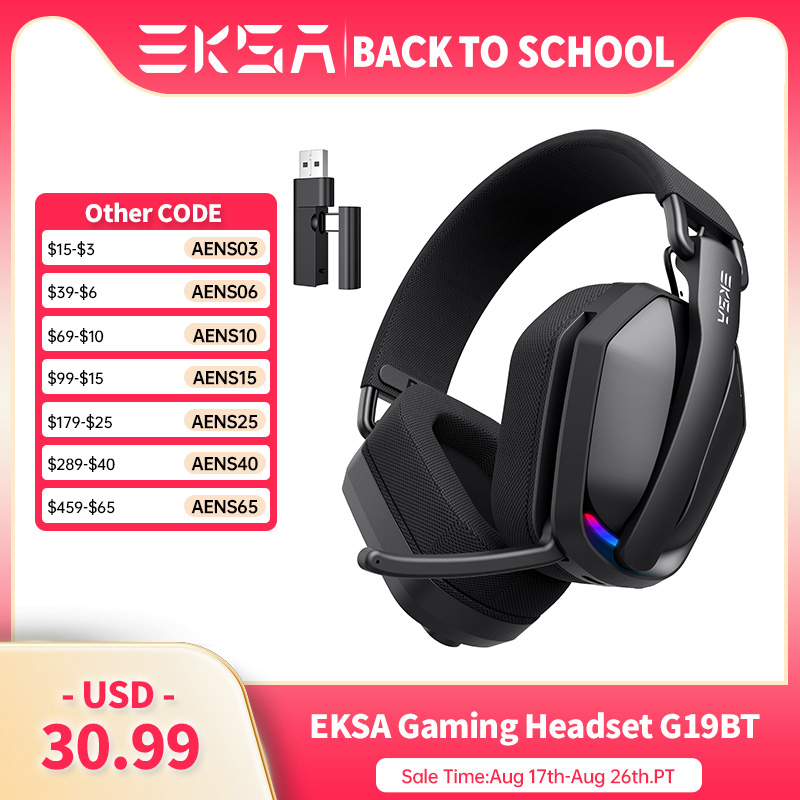 Wired Earphone Lightning - EKSA G19BT 2.4 جيجا هرتز سماعات