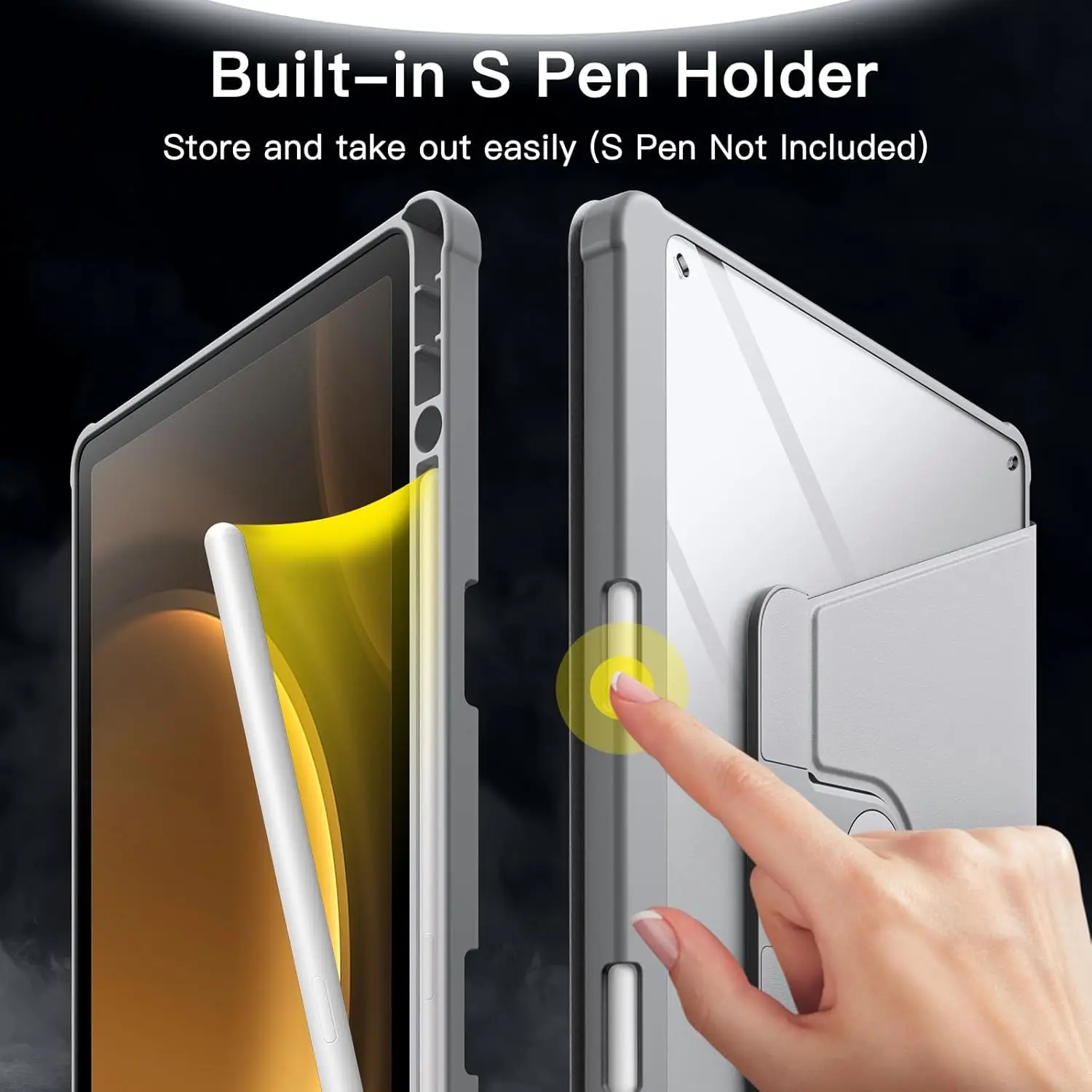حافظة مع حامل للقلم لسامسونج ج - مراجعة Samsung Tablet S9 Accessories وسعره