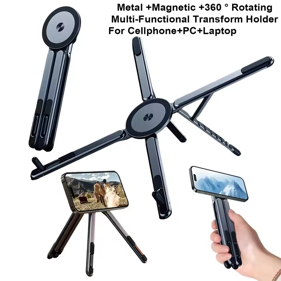 حامل هاتف مغناطيسي محمول وعصا  - مراجعة Tablet Holder Accessories وسعره