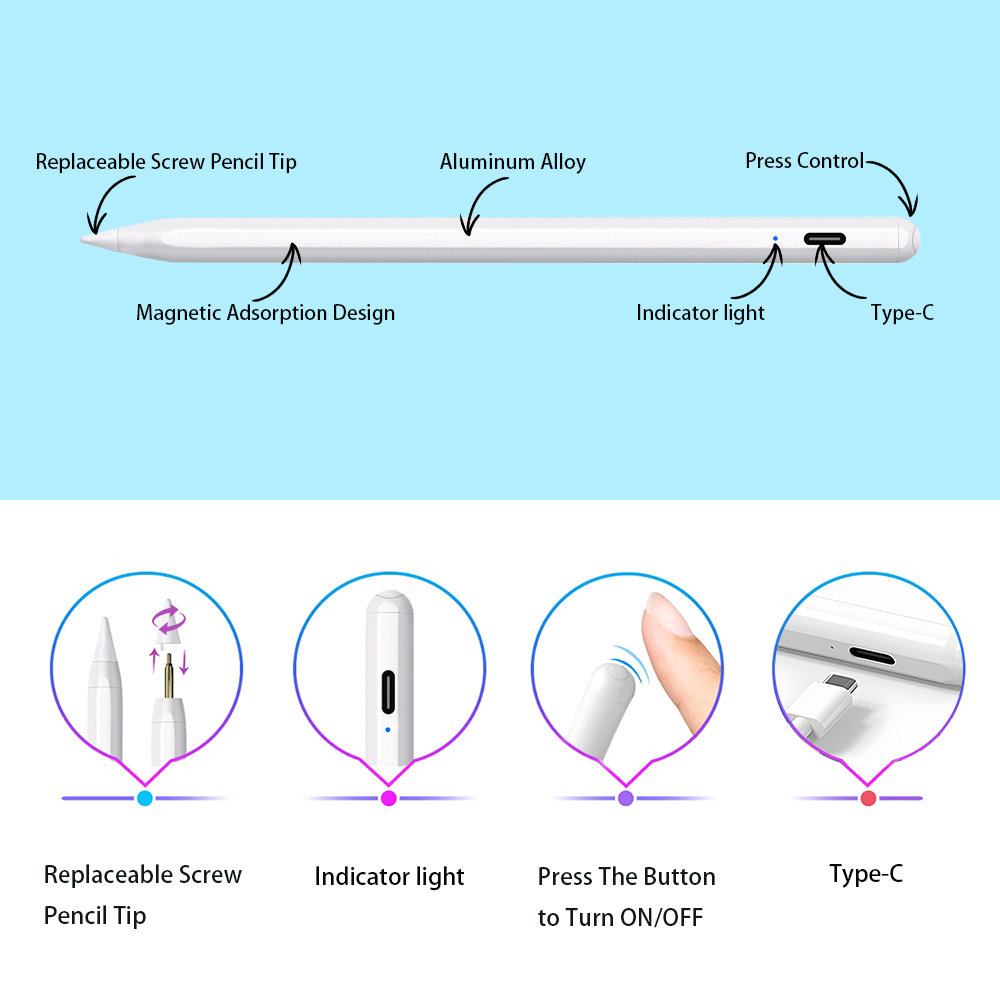 ملحقات قلم الرسم لجهاز IOS الل - مراجعة Drawing Tablet Pen Accessories وسعره
