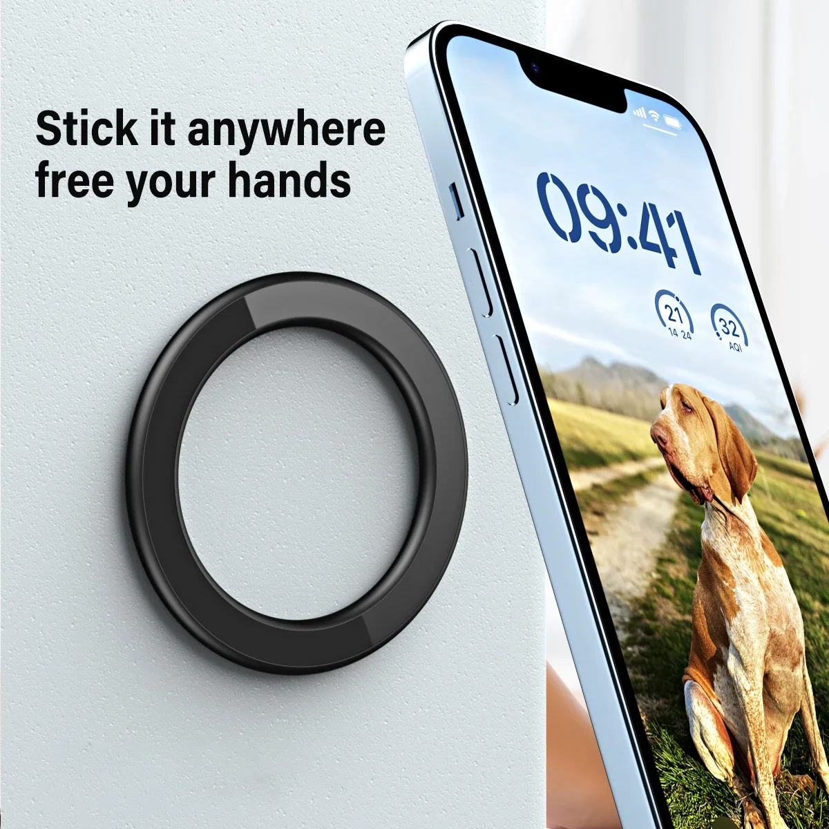 حامل حلقي مغناطيسي لاصق قوي مت - مراجعة Tablet Holder Accessories وسعره
