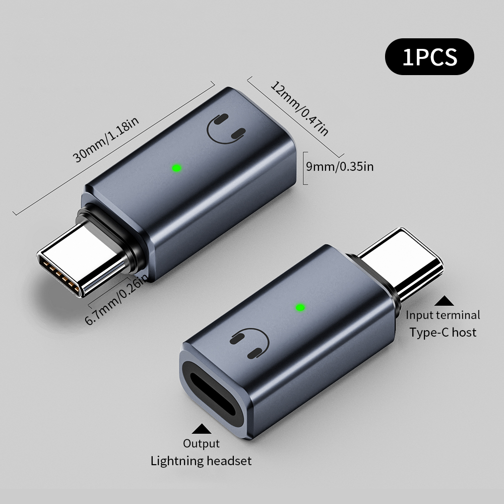 1 قطعة البرق إلى نوع C محول آي - مراجعة Wired Earphone Lightning وسعره