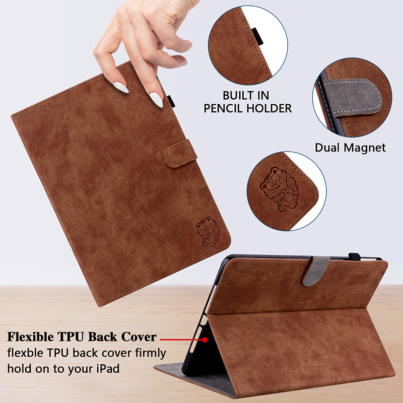 حافظة جلدية على شكل نمر لطيف ل - مراجعة Tablet Accessories Amazon وسعره