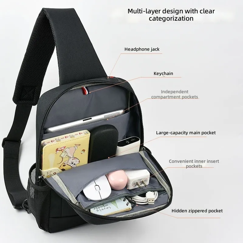 حقيبة آيباد كبيرة السعة للرجال - مراجعة Tablet And Accessories Bag وسعره