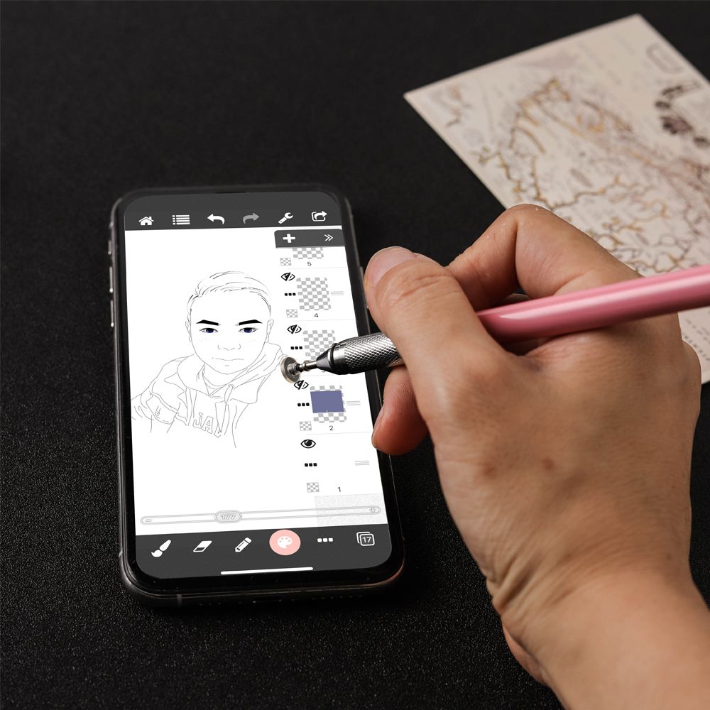 ملحقات عالمية حساسة قلم اللمس  - مراجعة Drawing Tablet Pen Accessories وسعره