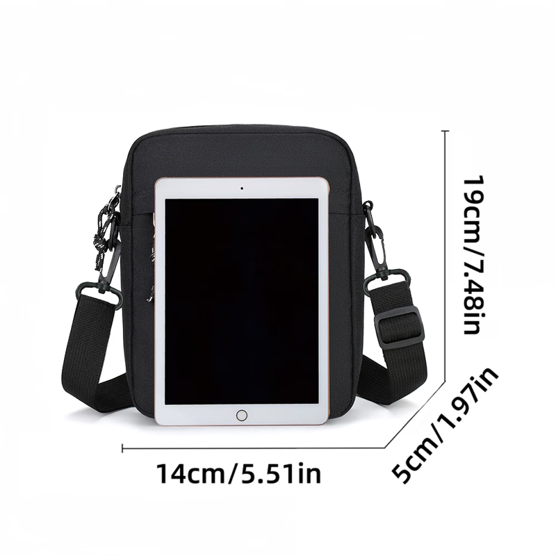 حقيبة كروس بودي مربعة بسيطة لل - مراجعة Tablet And Accessories Bag وسعره