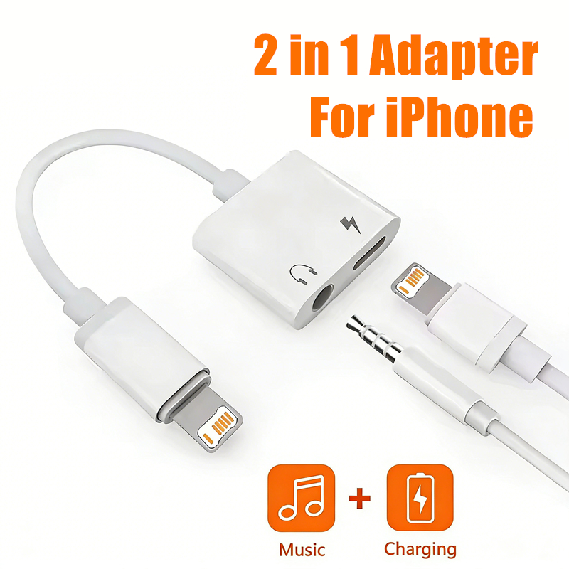 محول شحن وصوت 2 في 1 من iOS إل - مراجعة Wired Earphone Lightning وسعره