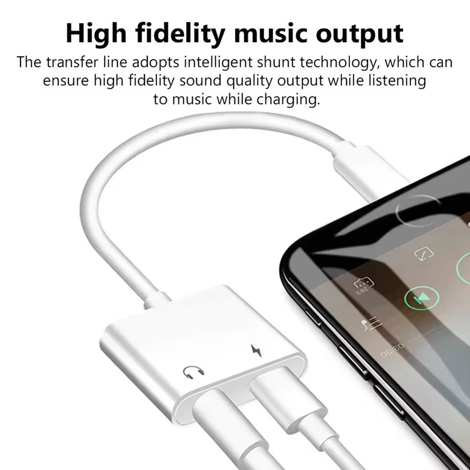 محول شحن وصوت 2 في 1 من iOS إل - مراجعة Wired Earphone Lightning وسعره