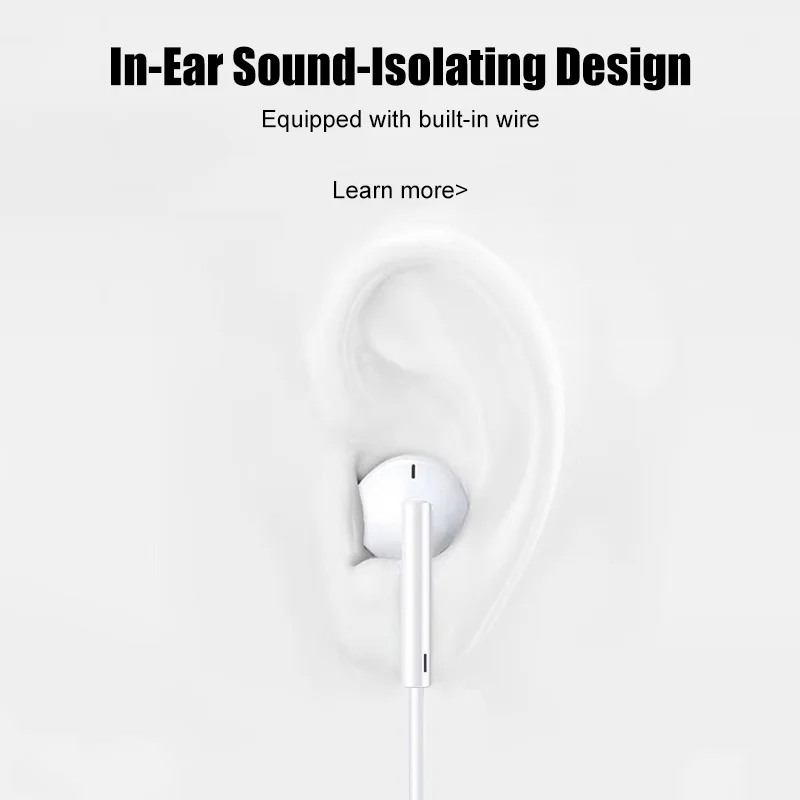 سماعات أذن أصلية من نوع C لهوا - مراجعة Wired Earphone Lightning وسعره
